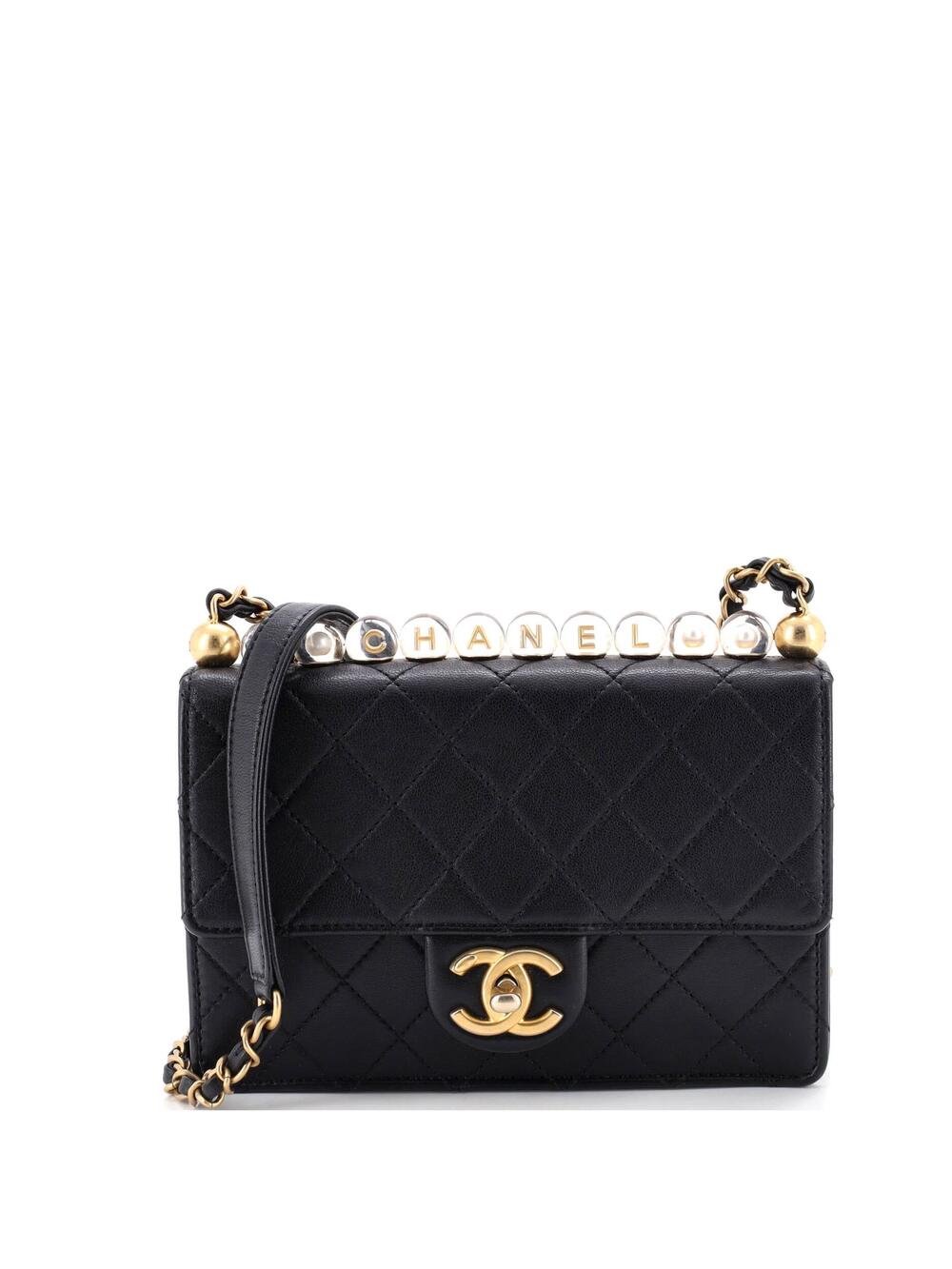 Chanel Chic Pearls Flap Bag Quilted #303903C41B